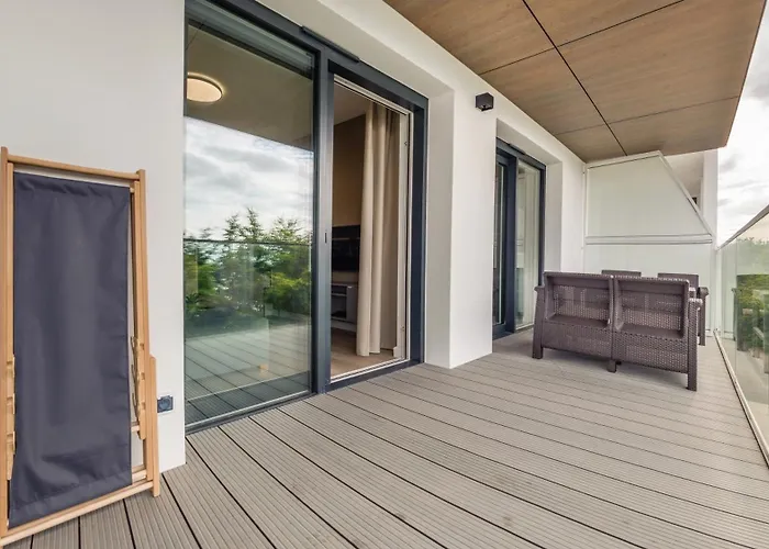 דירה Zachod Slonca Z Widokiem Na Morze 320 -perlowa Przystan-holiday *