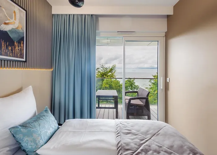 Zachod Slonca Z Widokiem Na Morze 320 -perlowa Przystan-holiday Lägenhet *