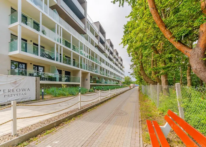 דירה Zachod Slonca Z Widokiem Na Morze 320 -perlowa Przystan-holiday סיאנוז'טי